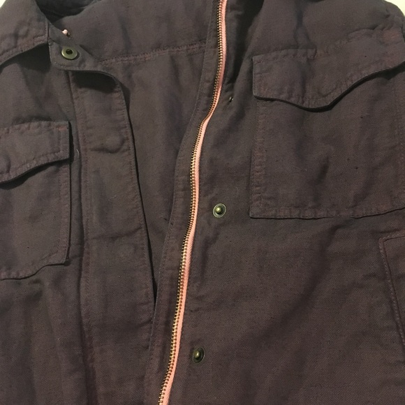 J. Crew Purple/Maroon Drawstring Vest - Picture 4 of 4